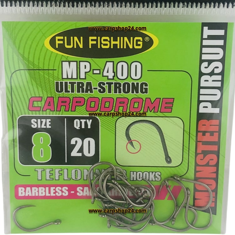 Fun Fishing MP 400 Haak Oog Weerhaakloos Size 8 44531408