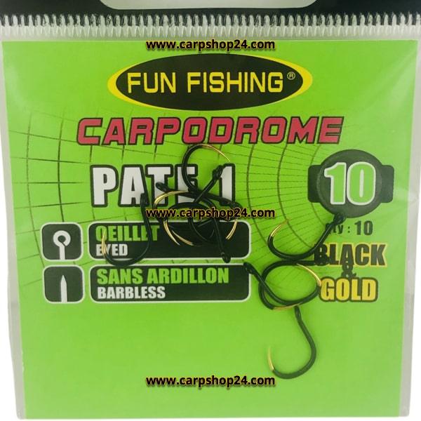 Fun Fishing Pate 1 Haak Oog Weerhaakloos Size 10 44537110
