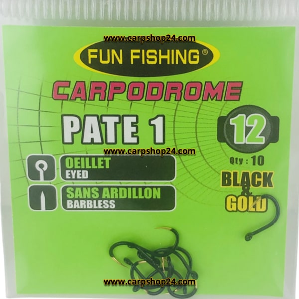Fun Fishing Pate 1 Haak Oog Weerhaakloos Size 12 44537112