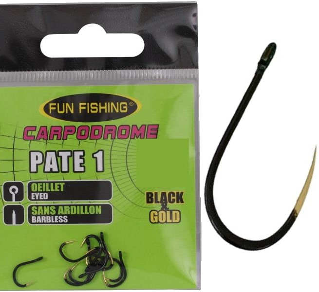 Funfishing Pate1 Barbless Haken Weerhaakloos Oog
