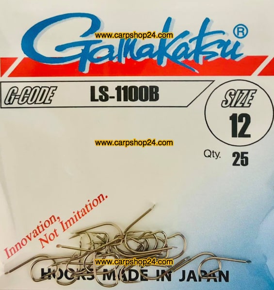 Gamakatsu LS-1100B Bronze Brons Haak Weerhaak Nr 12 146516-1200