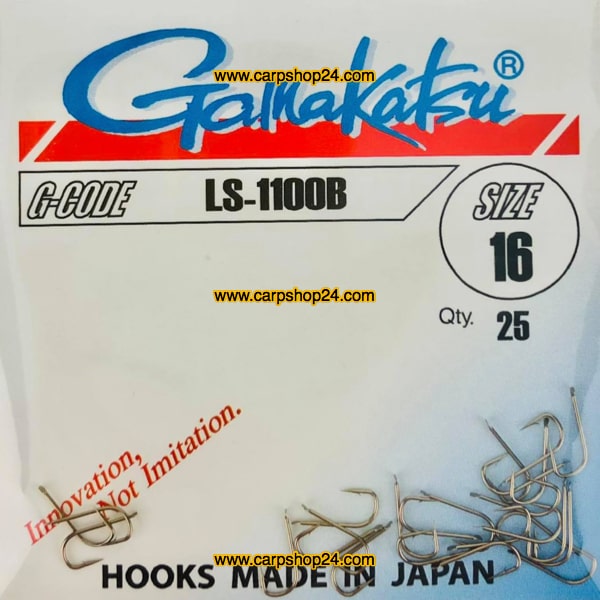 Gamakatsu LS-1100B Bronze Brons Haak Weerhaak Nr 16 146516-1600