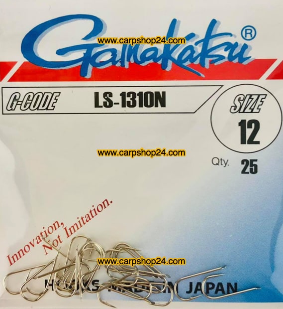 Gamakatsu LS-1310N Nikkel Haak Weerhaak Nr 12 146537-1200