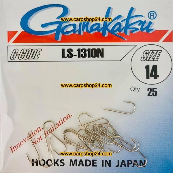 Gamakatsu LS-1310N Nikkel Haak Weerhaak Nr 14 146537-1400