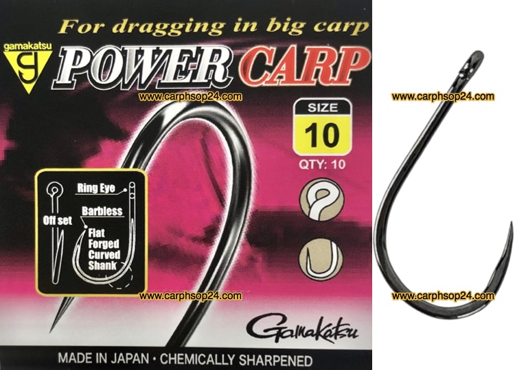 Gamakatsu Power Carp Ring Eye Barbless Oog Weerhaakloos