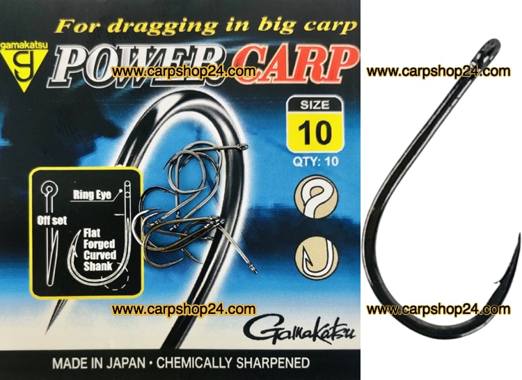 Gamakatsu Power Carp Ring Eye Haken Oog Weerhaak