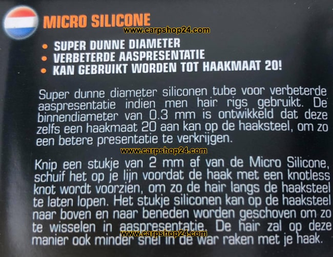 Guru 0.3mm Micro Dobber Silicone Tube 1.5m GST