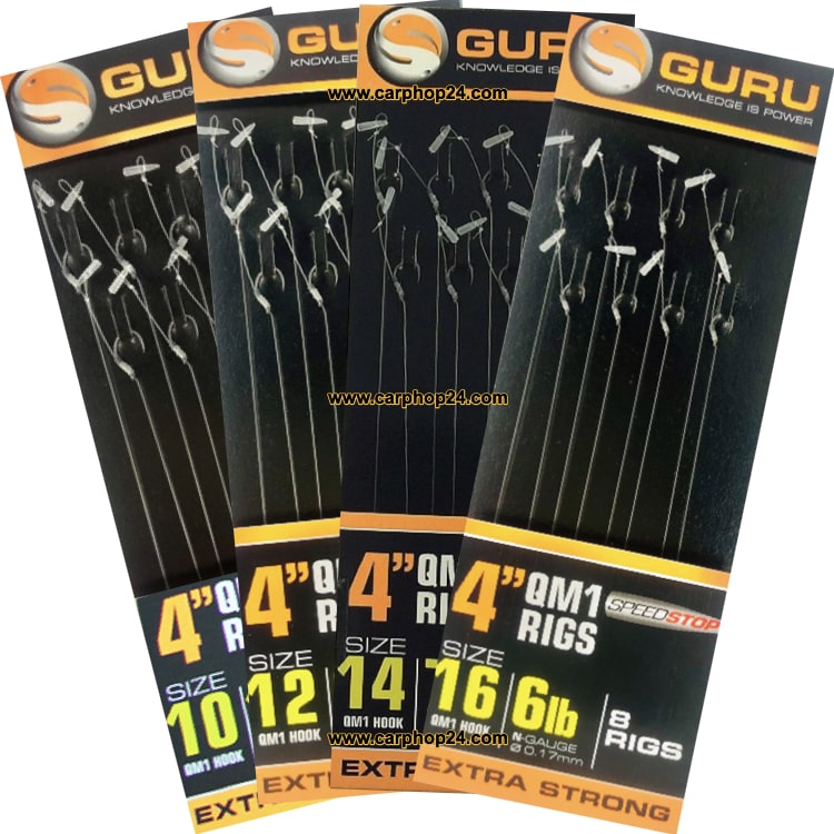 Guru 4 Inch  QM1 Speedstop Rigs 10cm Onderlijnen