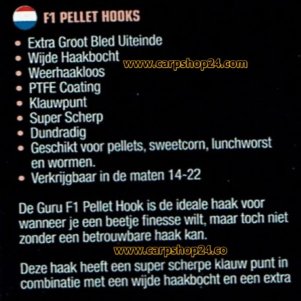 Guru F1 Pellet Haak