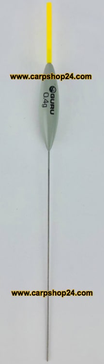 Guru F1 Wire Stem Float Dobber 0.45g Geel GF023