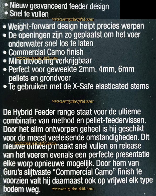 Guru Hybrid Feeder In-Line System