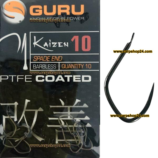 Guru Kaizen Spade End Barbless Weerhaakloos Haak 10 GK10