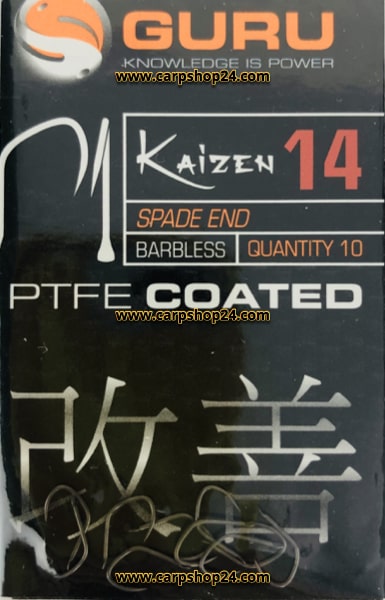 Guru Kaizen Spade End Barbless Weerhaakloos Haak 14 GK14