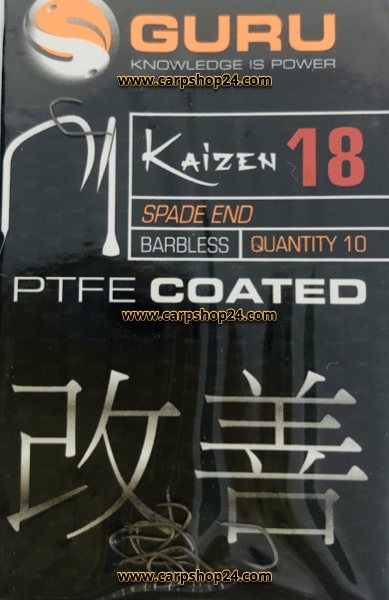 Guru Kaizen Spade End Barbless Weerhaakloos Haak 18 GK18