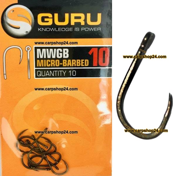 Guru MWGB Micro Barbed Weerhaak Eyed Haak 10 GMWB10