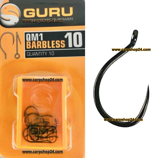 Guru QM1 Barbless Haak 10 GQ10