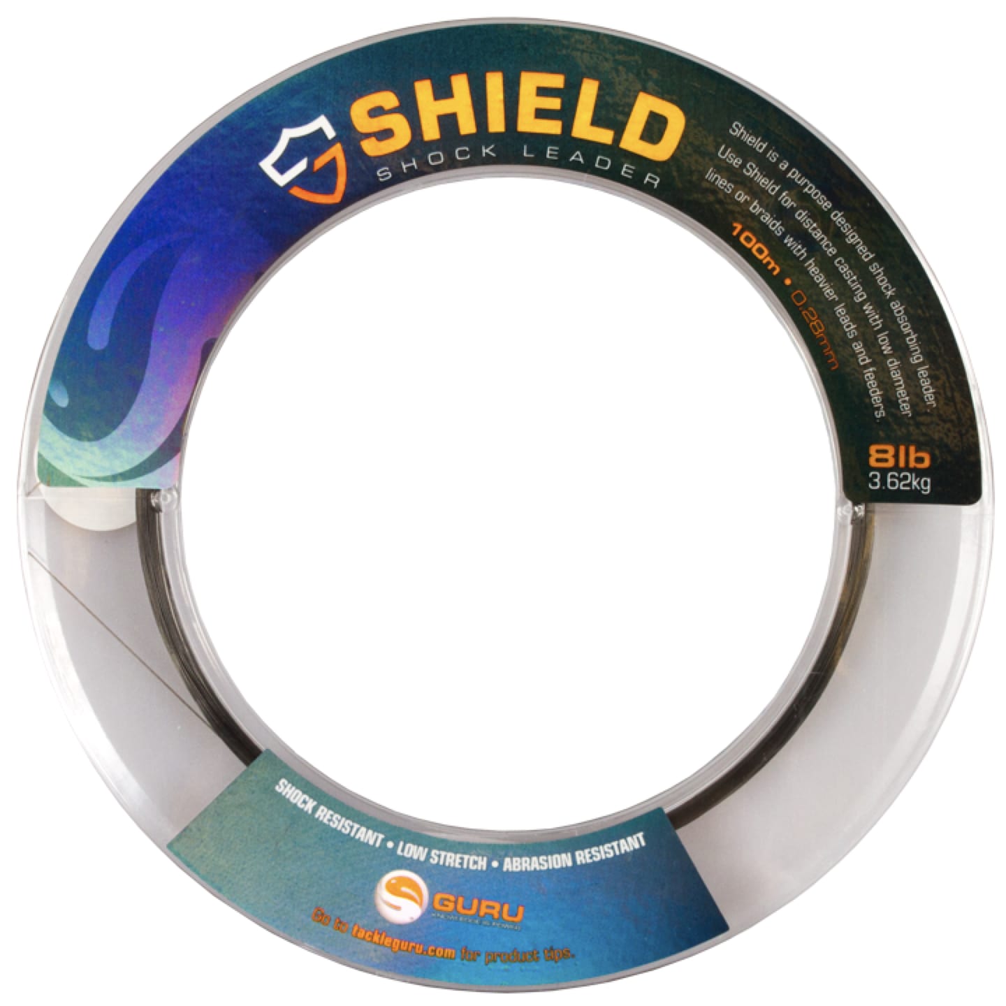 Guru Shield Shockleader 100m Nylon 8lb 0.28mm GSSL1
