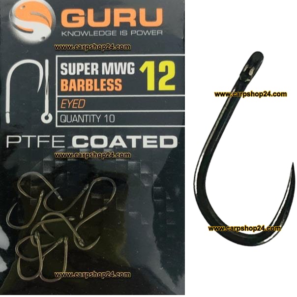 Guru Super  MWG Barbless Eyed Weerhaakloos Haak 12 GSMW12