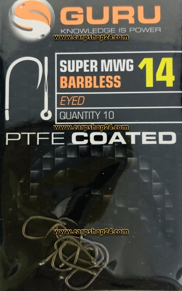 Guru Super MWG Barbless Eyed Weerhaakloos Guru Super MWG Barbless Eyed Weerhaakloos Haak 14 GSMW14