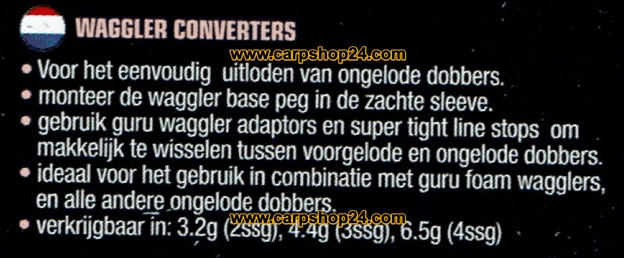 Guru Waggler Converters
