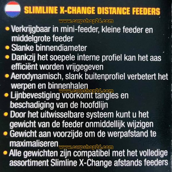 Guru X-Change Distance Feeder Slimline Voerkorven