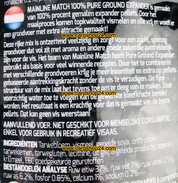Mainline Match 100% Pure Ground Expander Grondvoer MM2904