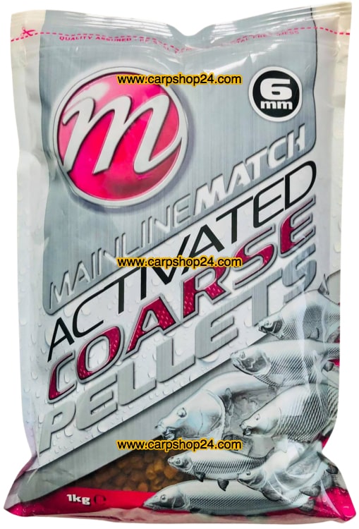 Mainline Match Activated Coarse Pellets 6mm 1kg MM3203