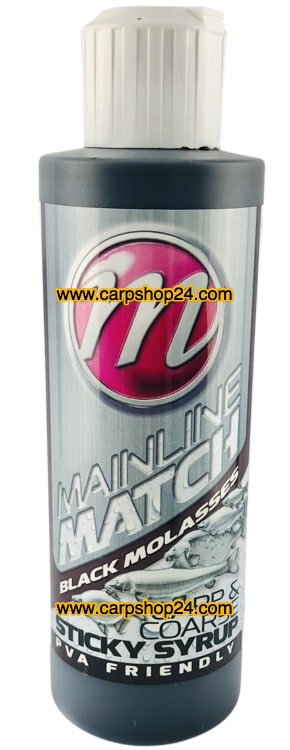 Mainline Match Carp Coarse Sticky Syrup 250ml Black Molasses MM2712