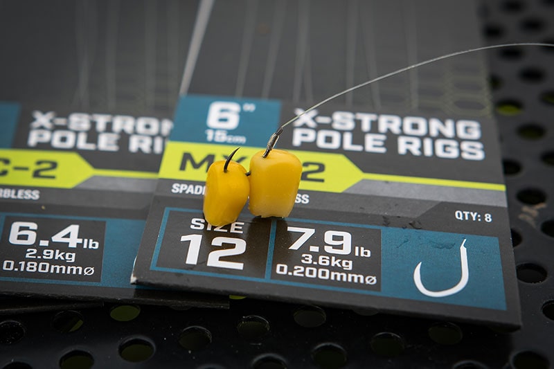 Matrix MXC-2 X Strong  Spade End Barbless Pole Rigs  6" - 15cm - Onderlijnen