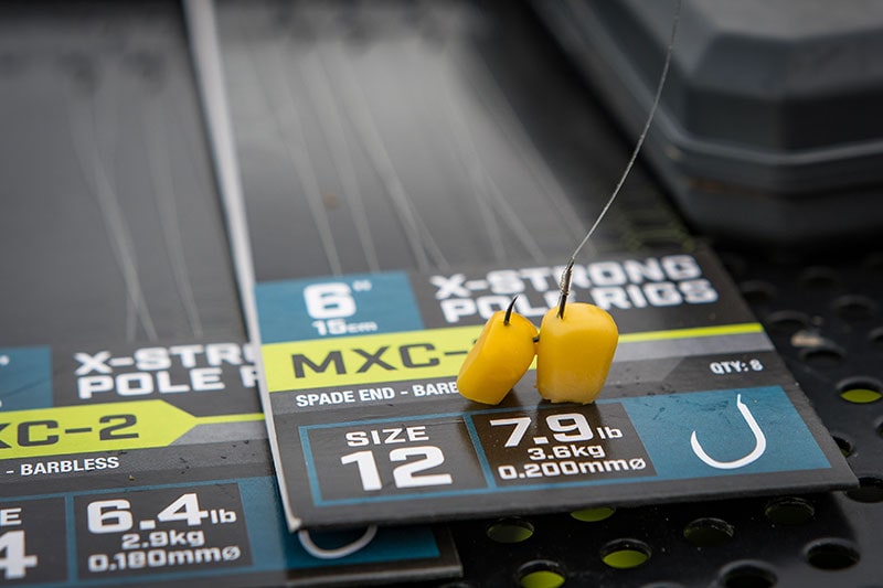 Matrix MXC-2 X Strong  Spade End Barbless Pole Rigs  6" - 15cm - Onderlijnen