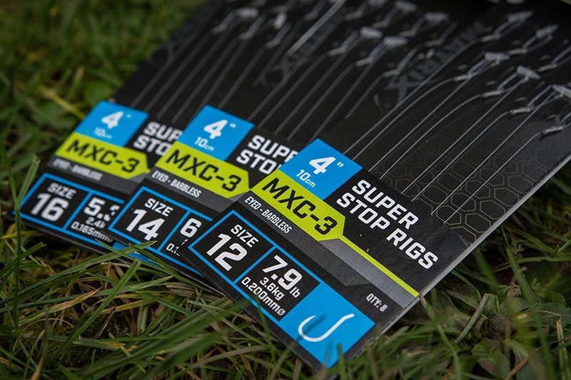 Matrix MXC-3 Super Stop Rigs Eyed Barbless 4" - 10cm - Onderlijnen