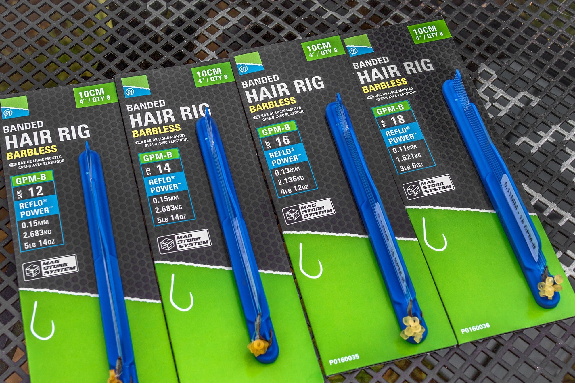 Preston gpm-b banded hair rigs barbless