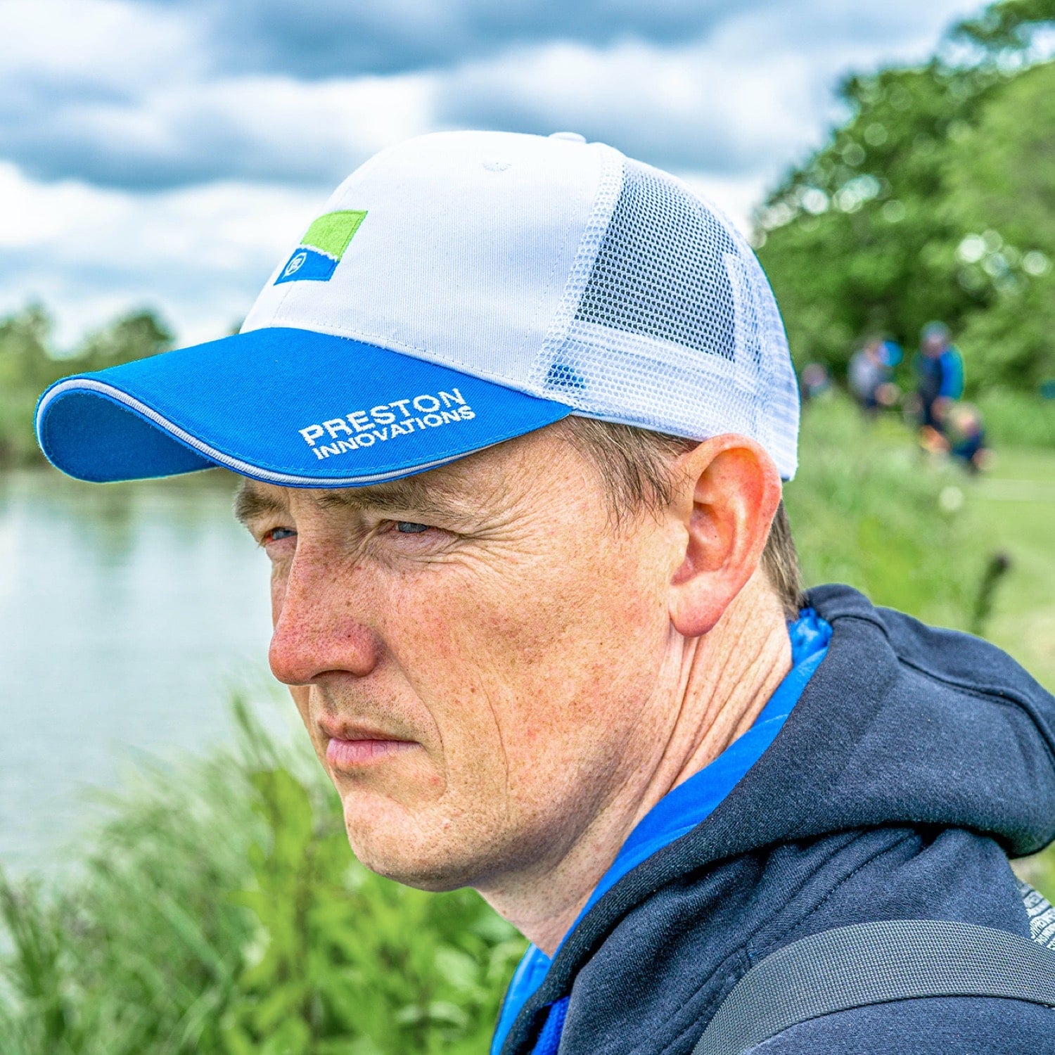 Preston white mesh cap P0200381 pet