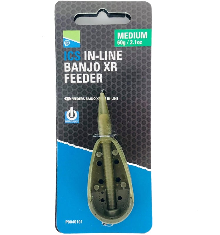 Preston ICS in-line banjo xr feeder medium 60g