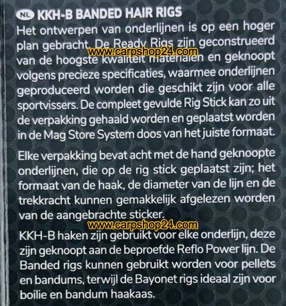 Preston KKH-B Banded Hair Rig Barbless onderlijnen