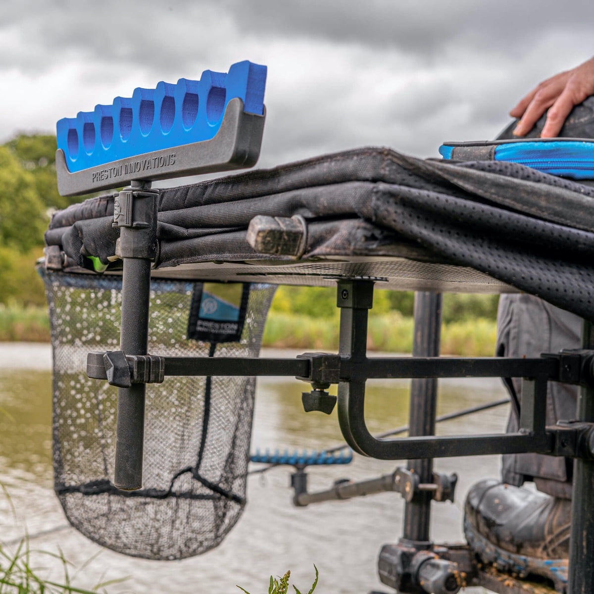 preston offbox side tray support accessory arm