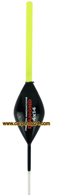 Preston Diamond Dobber 4 x 14 Geel P0090078