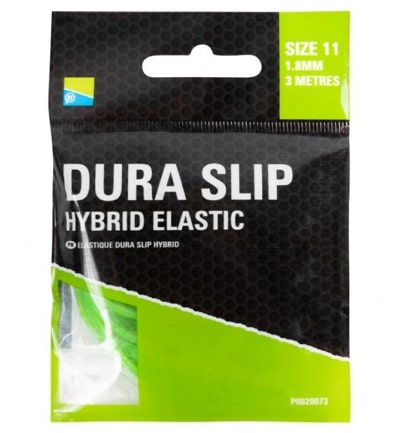 Preston Dura Slip Hybrid Elastic Hybride Elastiek Maat 11 18mm Groen  P0020073