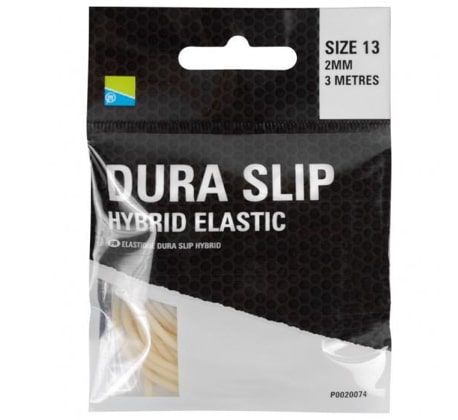 Preston Dura Slip Hybrid Elastic Hybride Elastiek Maat 13 2mm Wit P0020074