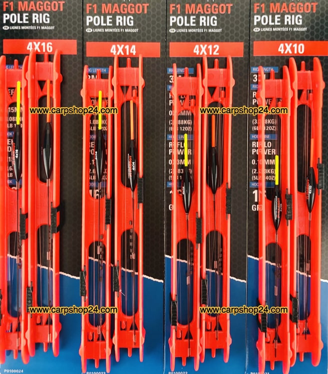 Preston F1 Maggot Pole Rigs Tuigen