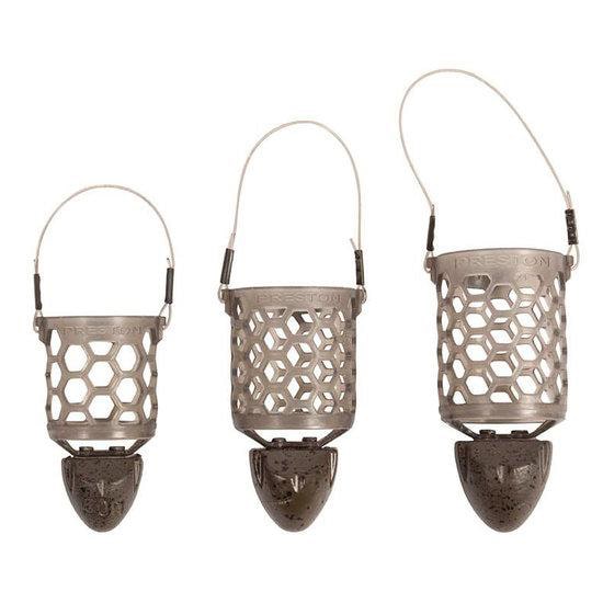 Preston Hexmesh Plastic Bullet Feeders