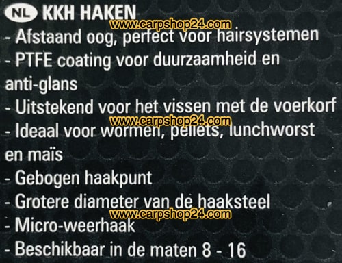 Preston KKH Eyed Barbed Haaken Weerhaak Oog