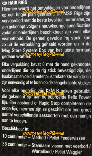 Preston KKM-B Mag Store Banded Hair Rigs Onderlijnen