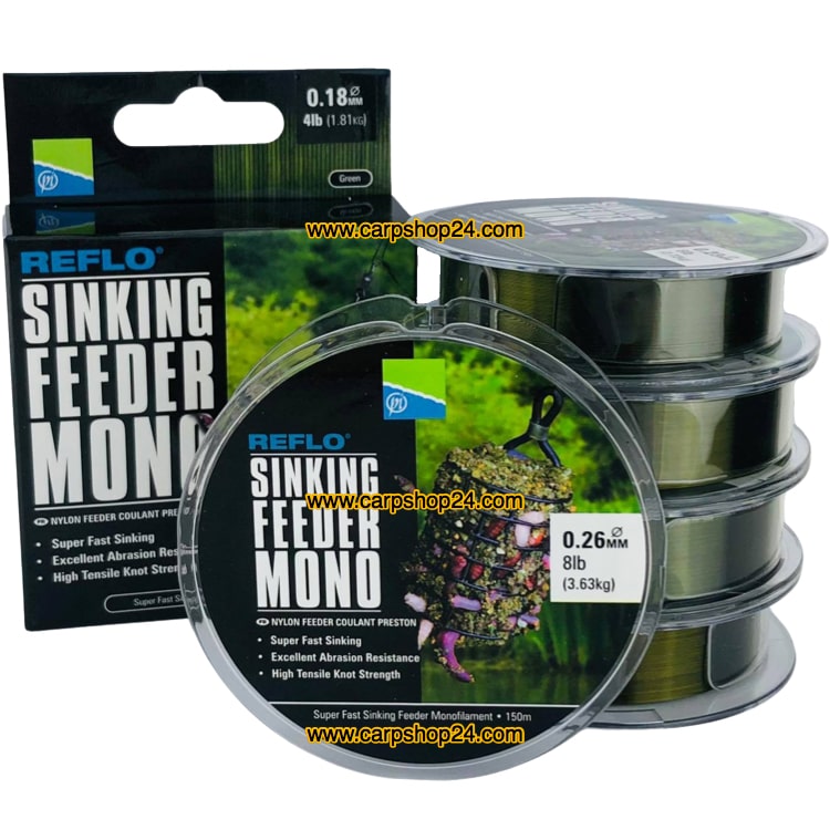 Preston Reflo Sinking Feeder Mono Nylon