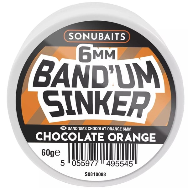 BAND'UM SINKERS  6mm chocolate orange