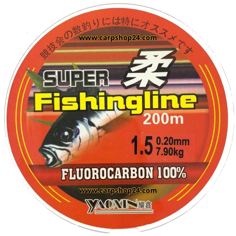 Super fishing line fluorocarbon 0.20mm - 1.5#