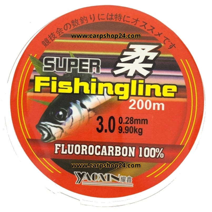 Super fishing line fluorocarbon 0.28mm - 3.0#
