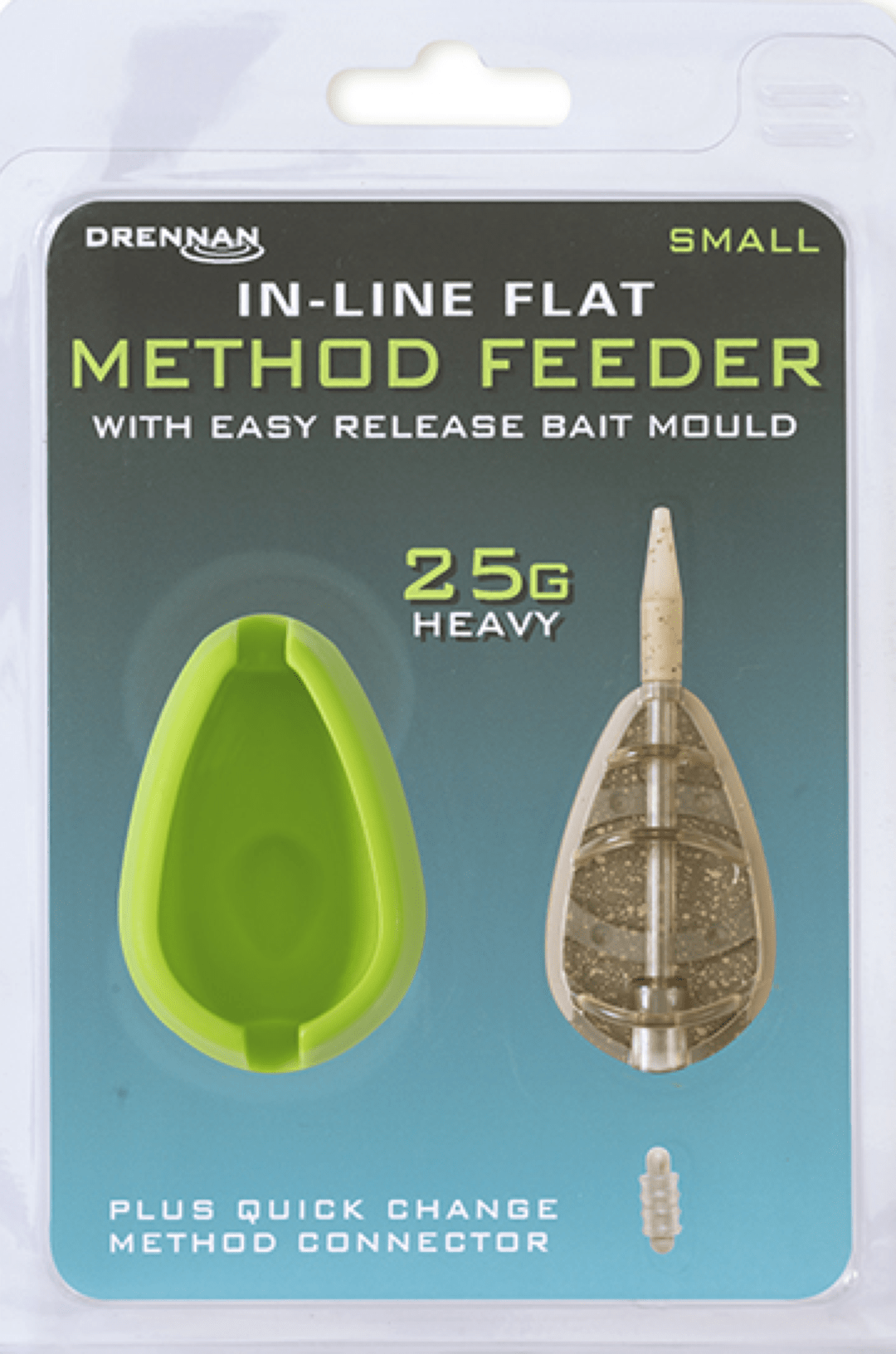drennan in-line flat method feeders small 25g