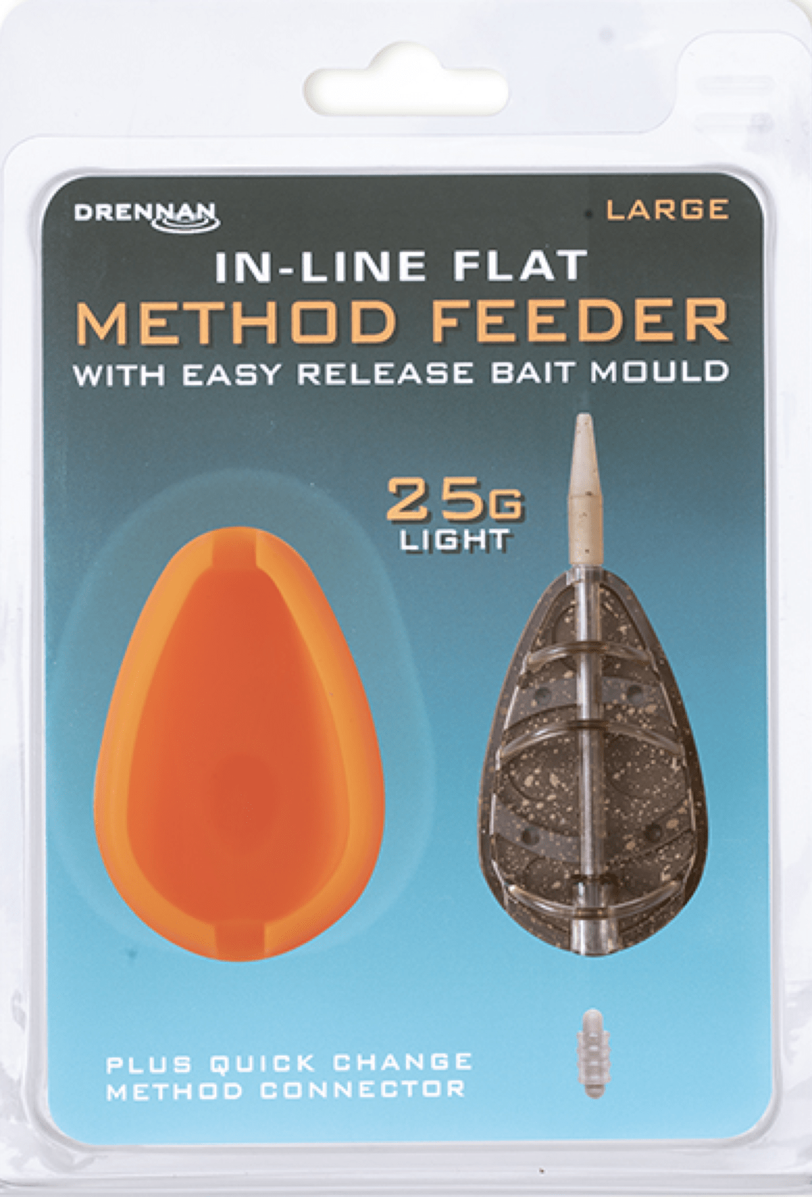 drennan in-line flat method feeders large 25g
