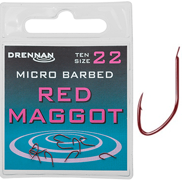 Drennan red maggot spade end haak